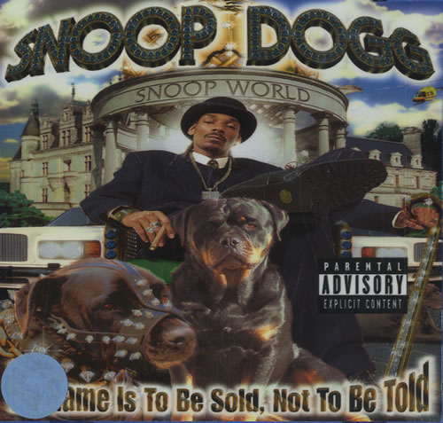 Snoop Doggy Dogg Da Game Is To Be Sold, Not To Be Told US CD